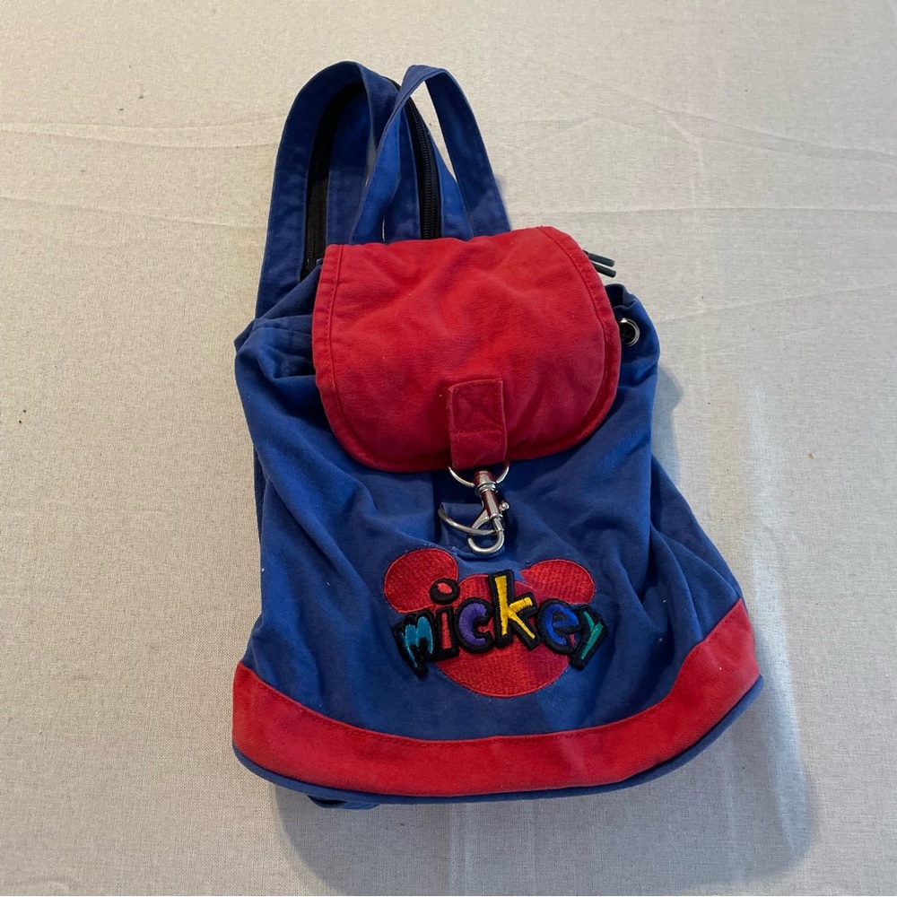 VINTAGE Disney Mickey Mouse Kid's Backpack